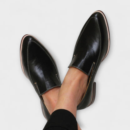 Dames Orthopedische Loafers Zwart – Comfortabele Instapschoenen