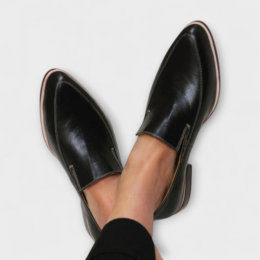 Dames Orthopedische Loafers Zwart – Comfortabele Instapschoenen