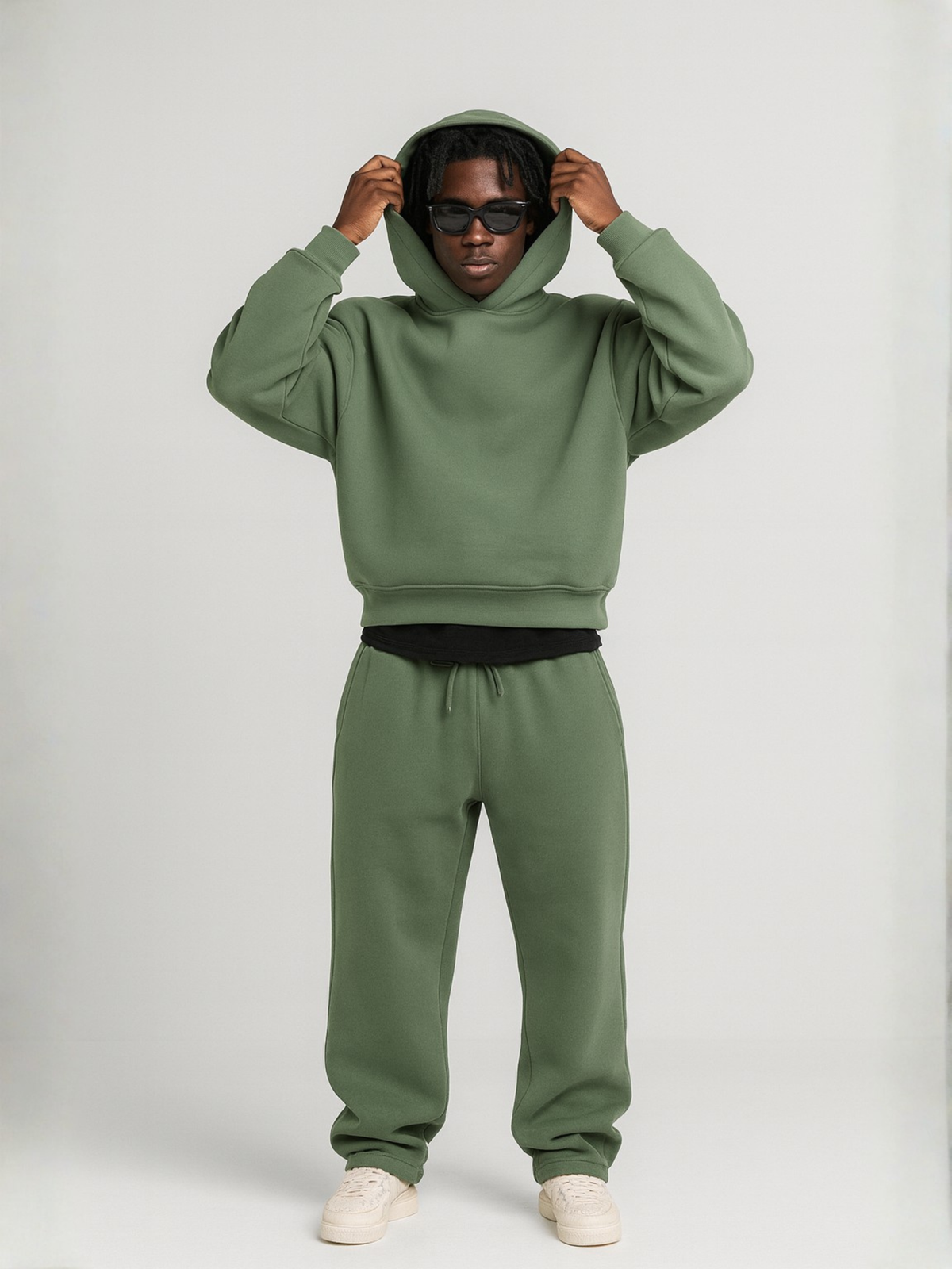 Heren Joggingset Oversize met Capuchon - Hoodie en Joggingbroek