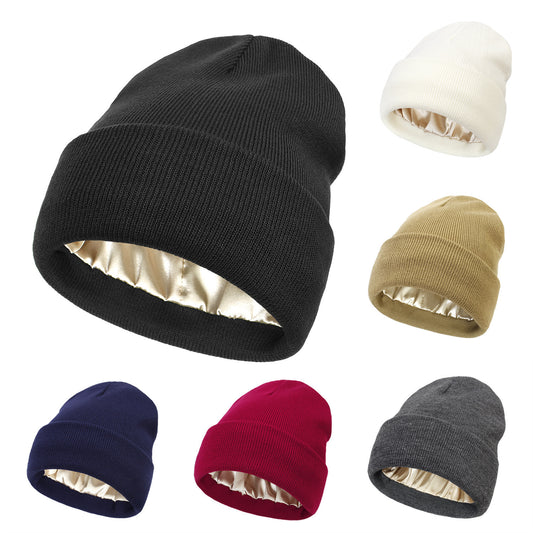 Hatty - Satijnen Binnenvoering Beanie