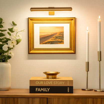 Draadloze Wandlamp voor Kunst – Oplaadbare LED Verlichting met Afstandsbediening