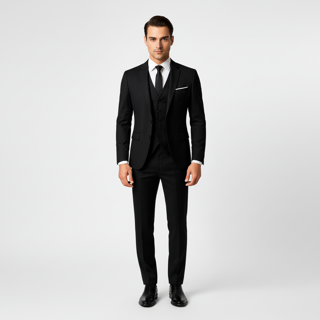 Heren Pak 3-Delig met Vest, Colbert en Pantalon