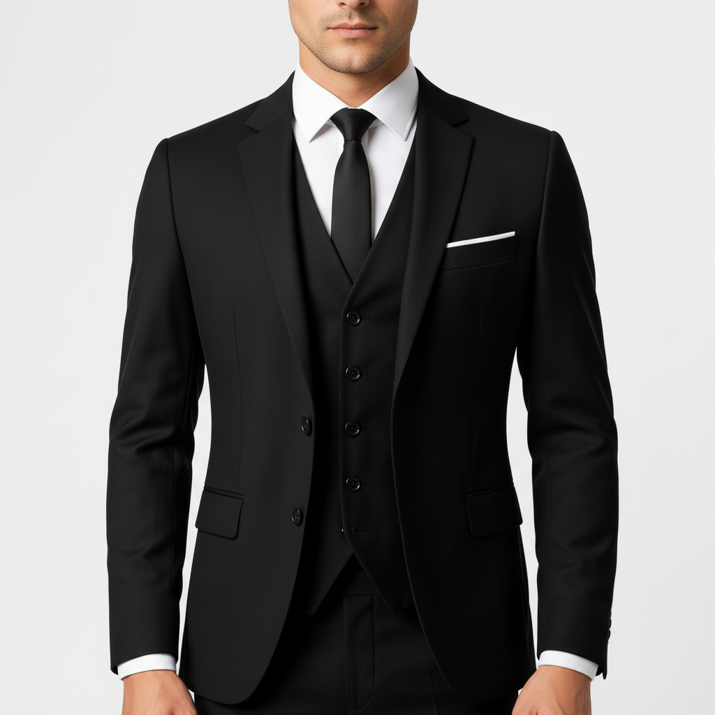 Heren Pak 3-Delig met Vest, Colbert en Pantalon