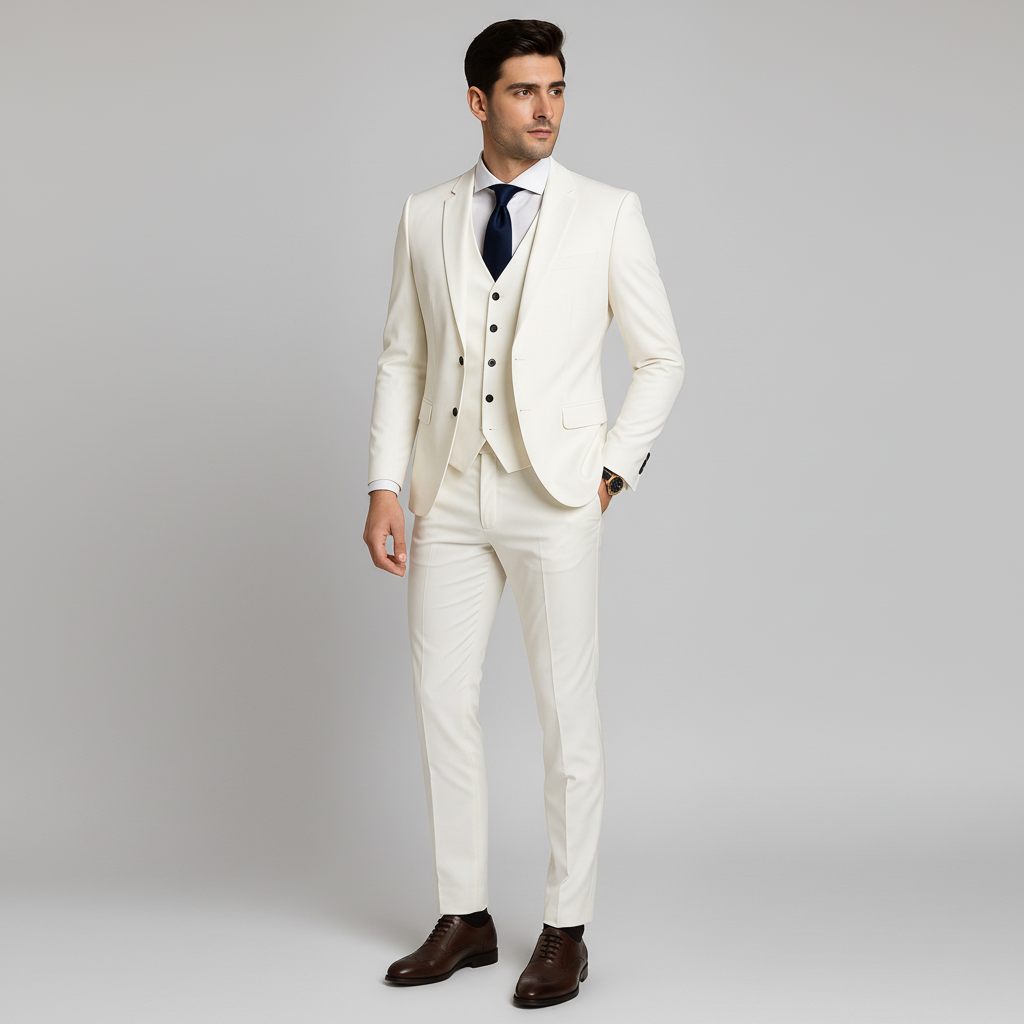 Heren Pak 3-Delig met Vest, Colbert en Pantalon