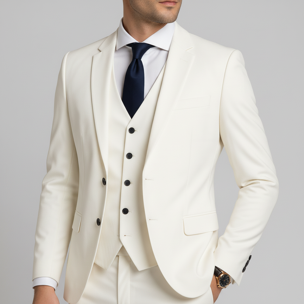 Heren Pak 3-Delig met Vest, Colbert en Pantalon