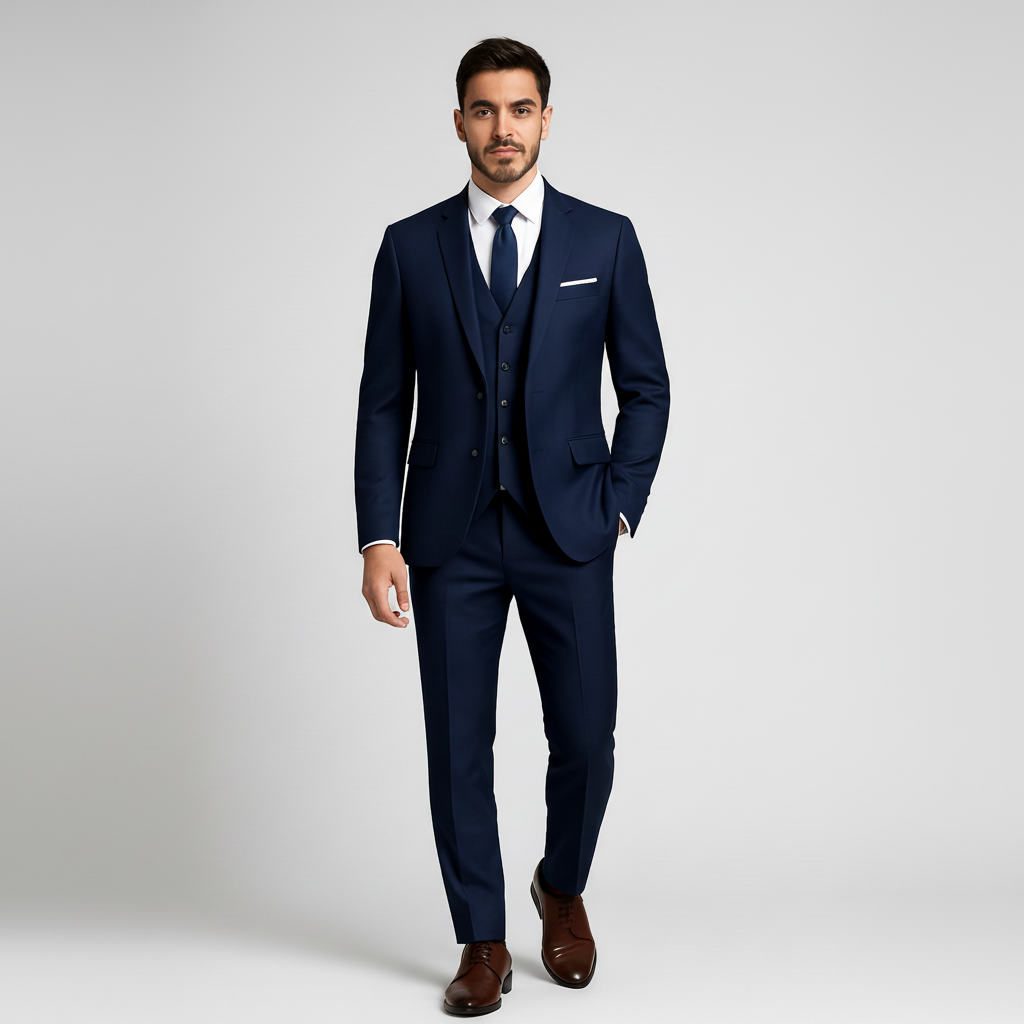 Heren Pak 3-Delig met Vest, Colbert en Pantalon