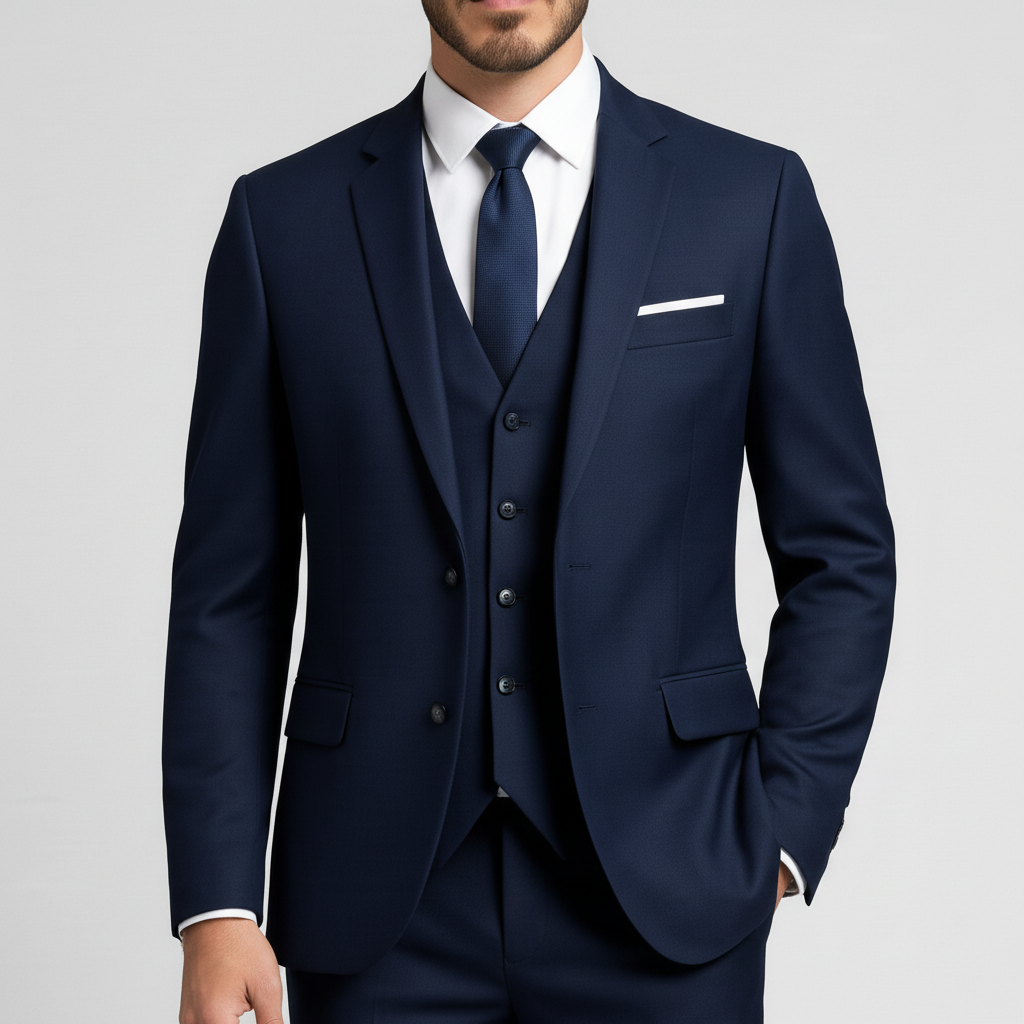 Heren Pak 3-Delig met Vest, Colbert en Pantalon