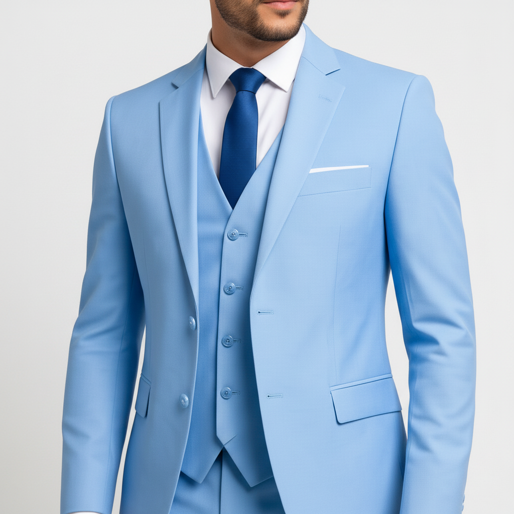 Heren Pak 3-Delig met Vest, Colbert en Pantalon