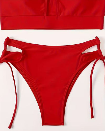 Dames String Bikini – Met Verstelbare Bandjes, Geschikt voor Zomer en Strandgebruik