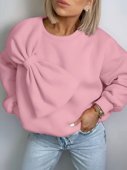 Blue - Sweatshirt met Strik