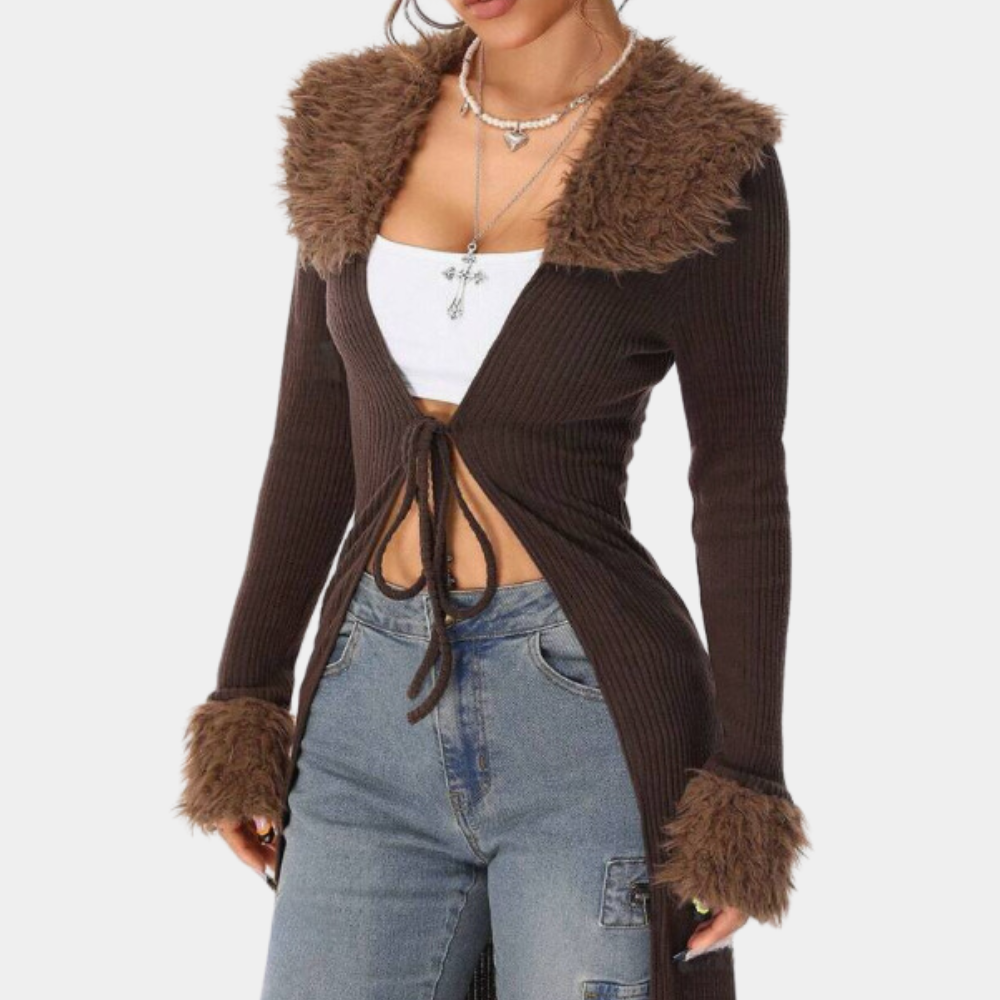 Delphine – Trendy Lang Vest