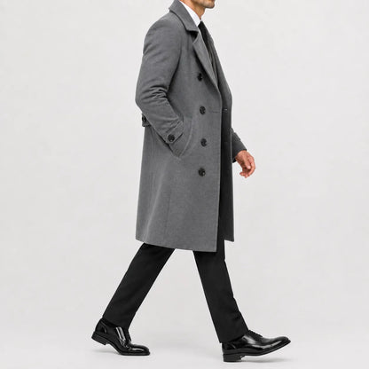 Trenchcoat met double-breasted sluiting