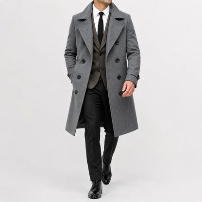 Trenchcoat met double-breasted sluiting
