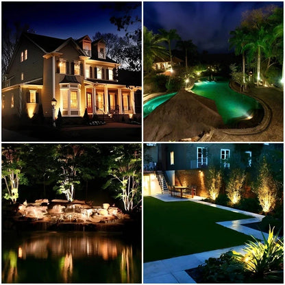 Solar Tuinspot Verstelbaar met LED Verlichting - Waterdicht