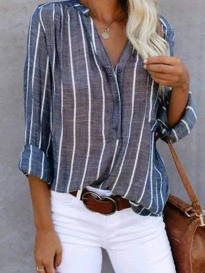 Lotte - Trendy Gestreepte Blouse voor Dames
