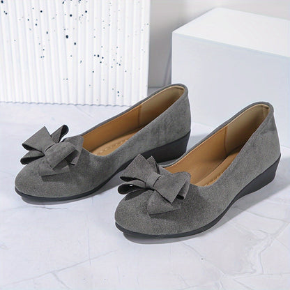 Dames Orthopedische Platte Schoenen met Strikdetail
