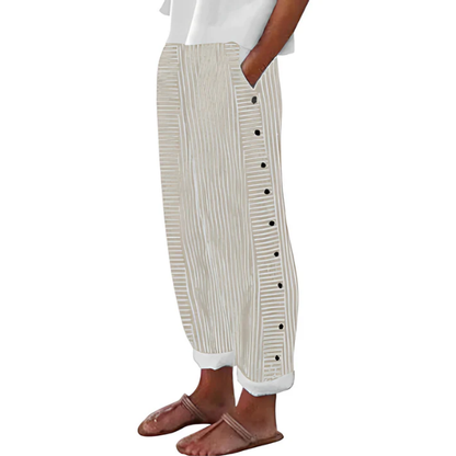Dames Broek Gestreept Soepel Vallend