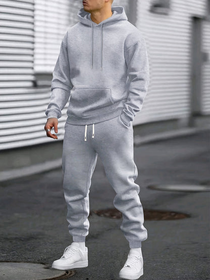 Heren Sportset Hoodie & Joggingbroek - Ademend Polyester