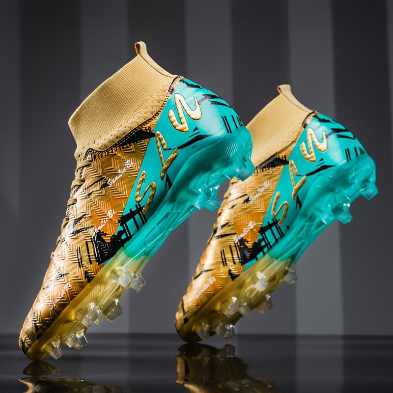 Heren Voetbalschoenen met Lange Noppen – Wide Fit High-Top