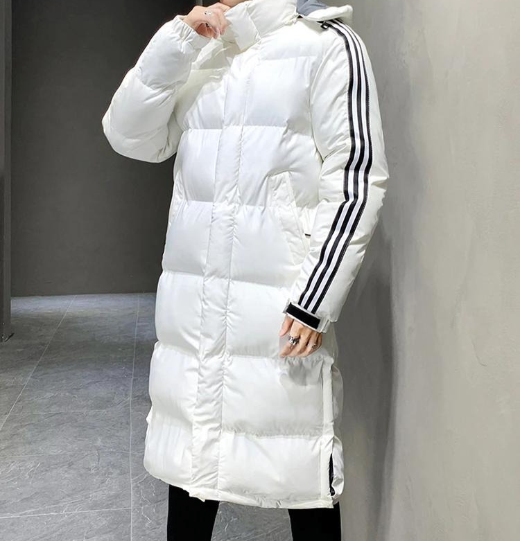 Heren Parka Lang met Capuchon – Winddichte Winterjas