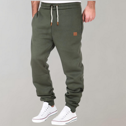 Jogginghose Herren mit Lounge Schnitt - grün