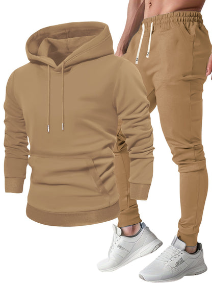 Heren Sportset Hoodie & Joggingbroek - Ademend Polyester