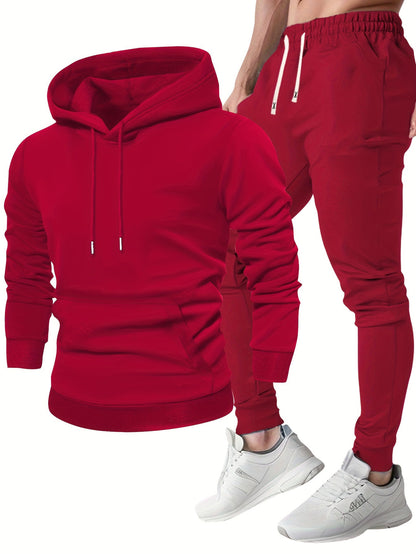 Heren Sportset Hoodie & Joggingbroek - Ademend Polyester