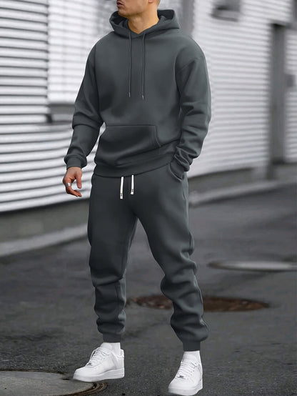 Heren Sportset Hoodie & Joggingbroek - Ademend Polyester