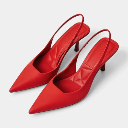 Dames Pumps Slingback met Puntneus en Naaldhak