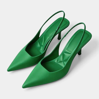 Dames Pumps Slingback met Puntneus en Naaldhak