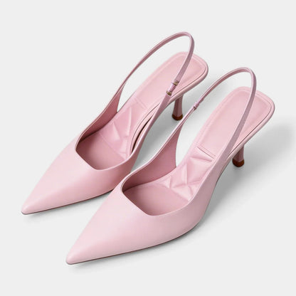 Dames Pumps Slingback met Puntneus en Naaldhak