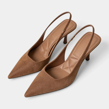 Dames Pumps Slingback met Puntneus en Naaldhak