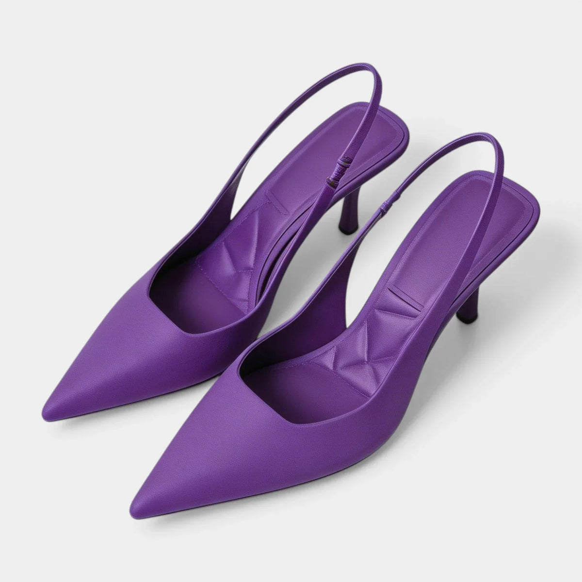 Dames Pumps Slingback met Puntneus en Naaldhak