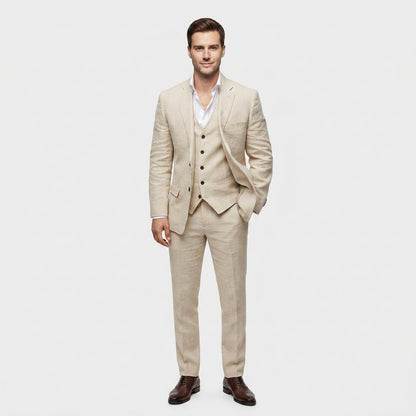 Dames Broekpak Driedelig met Blazer en Gilet