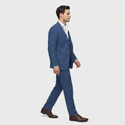 Dames Broekpak Driedelig met Blazer en Gilet