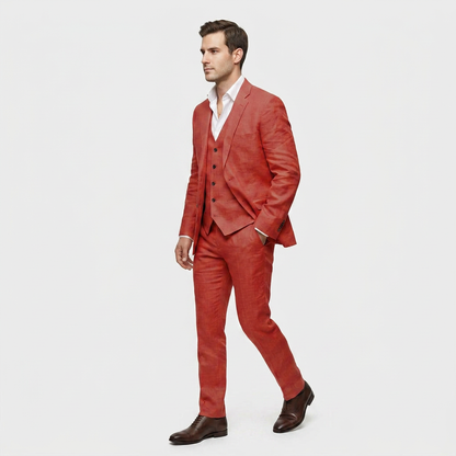 Dames Broekpak Driedelig met Blazer en Gilet