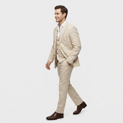 Dames Broekpak Driedelig met Blazer en Gilet