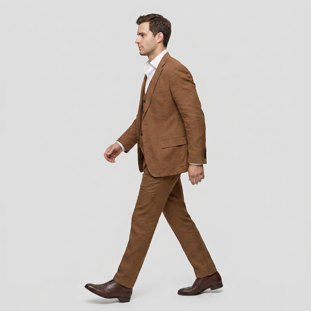 Dames Broekpak Driedelig met Blazer en Gilet