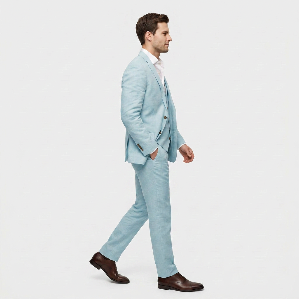 Dames Broekpak Driedelig met Blazer en Gilet