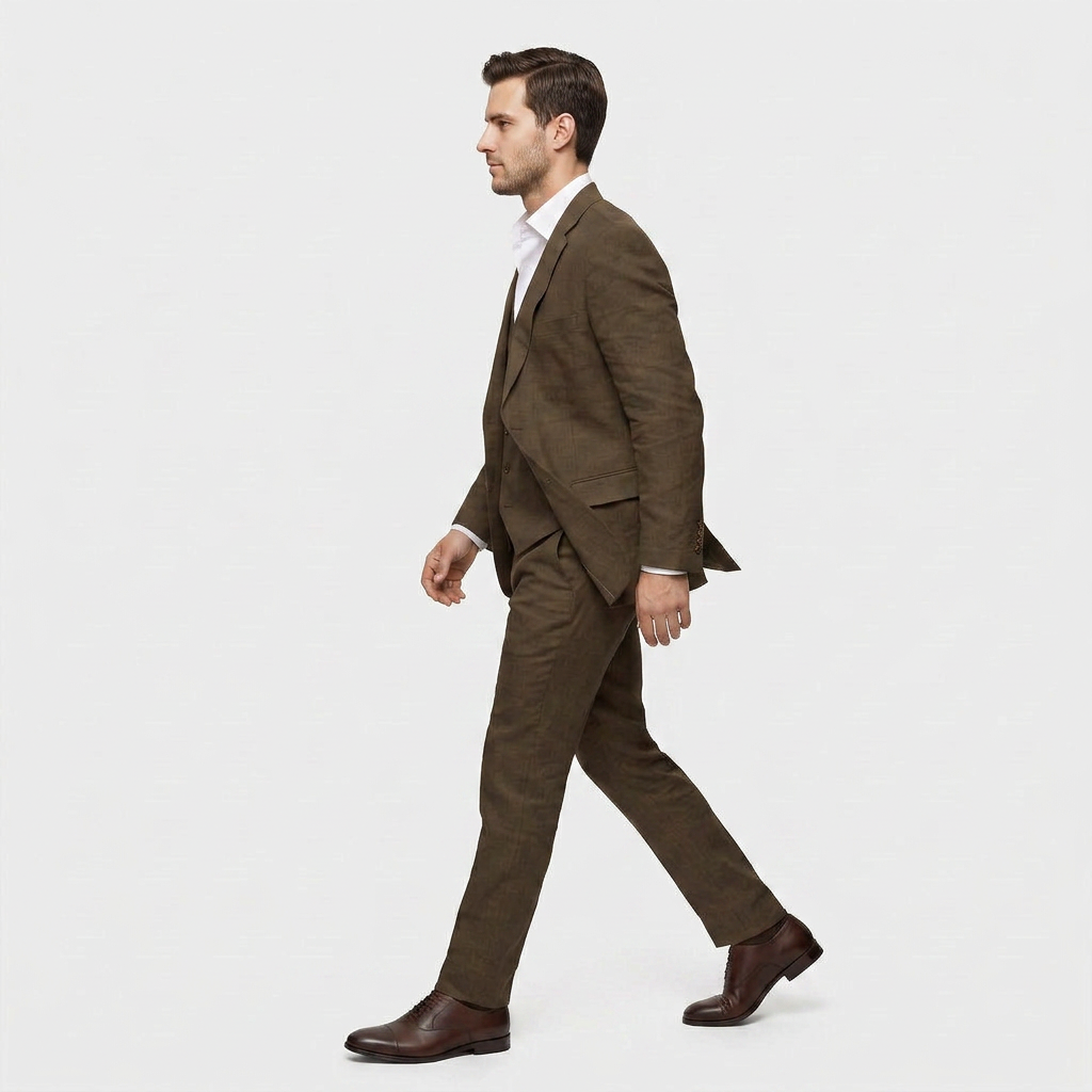 Dames Broekpak Driedelig met Blazer en Gilet
