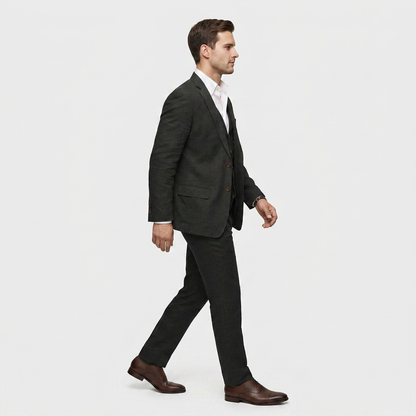 Dames Broekpak Driedelig met Blazer en Gilet