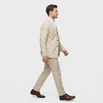 Dames Broekpak Driedelig met Blazer en Gilet