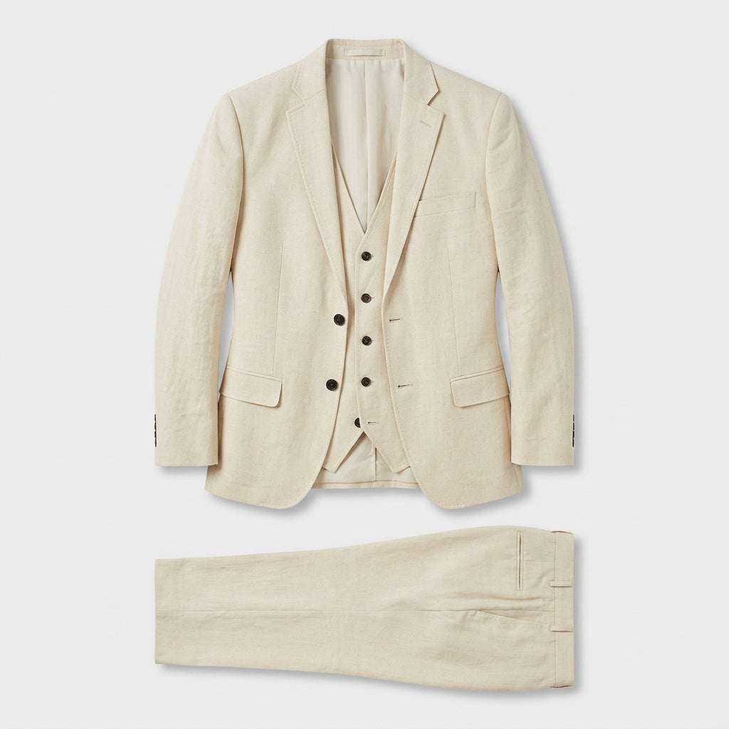 Dames Broekpak Driedelig met Blazer en Gilet