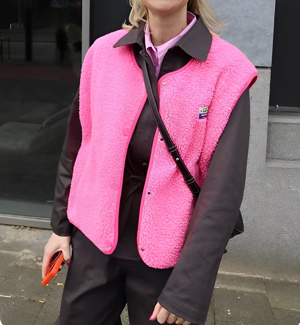 Dames Mouwloos Vest met Voorzakken - Casual Losse Pasvorm