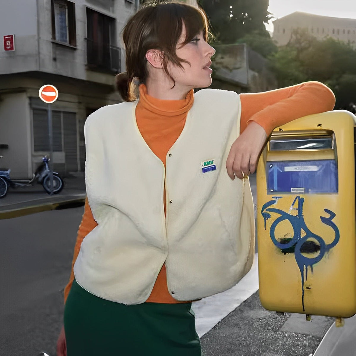 Dames Mouwloos Vest met Voorzakken - Casual Losse Pasvorm