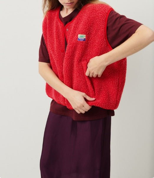 Dames Mouwloos Vest met Voorzakken - Casual Losse Pasvorm