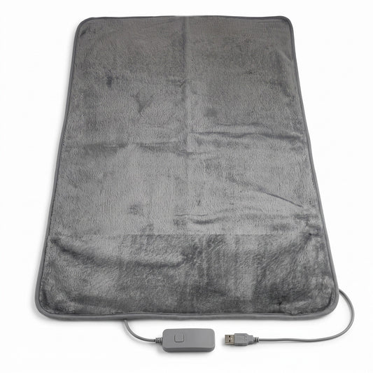 USB Heated Sleeping Bag Pad 5 Heat Levels 10 Hour Timer Bed Warmer, product photo 1