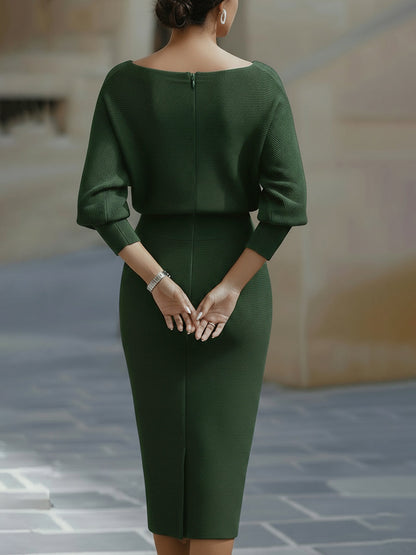 Dames Oversized Midi Jurk – Geschikt voor Casual en Dagelijks Gebruik