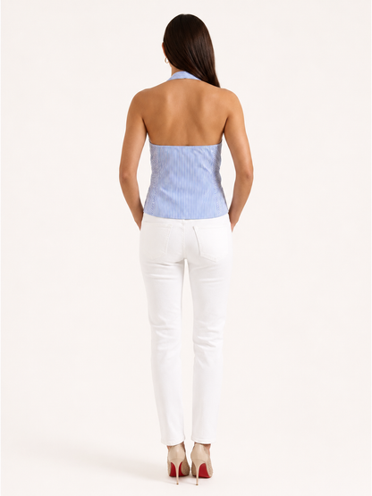 Dames Getailleerde Top – Geschikt voor Zomer en Casual Gebruik