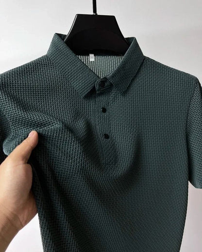 Heren Slim Fit Polo – Casual voor Dagelijks Gebruik, Met Korte Mouwen